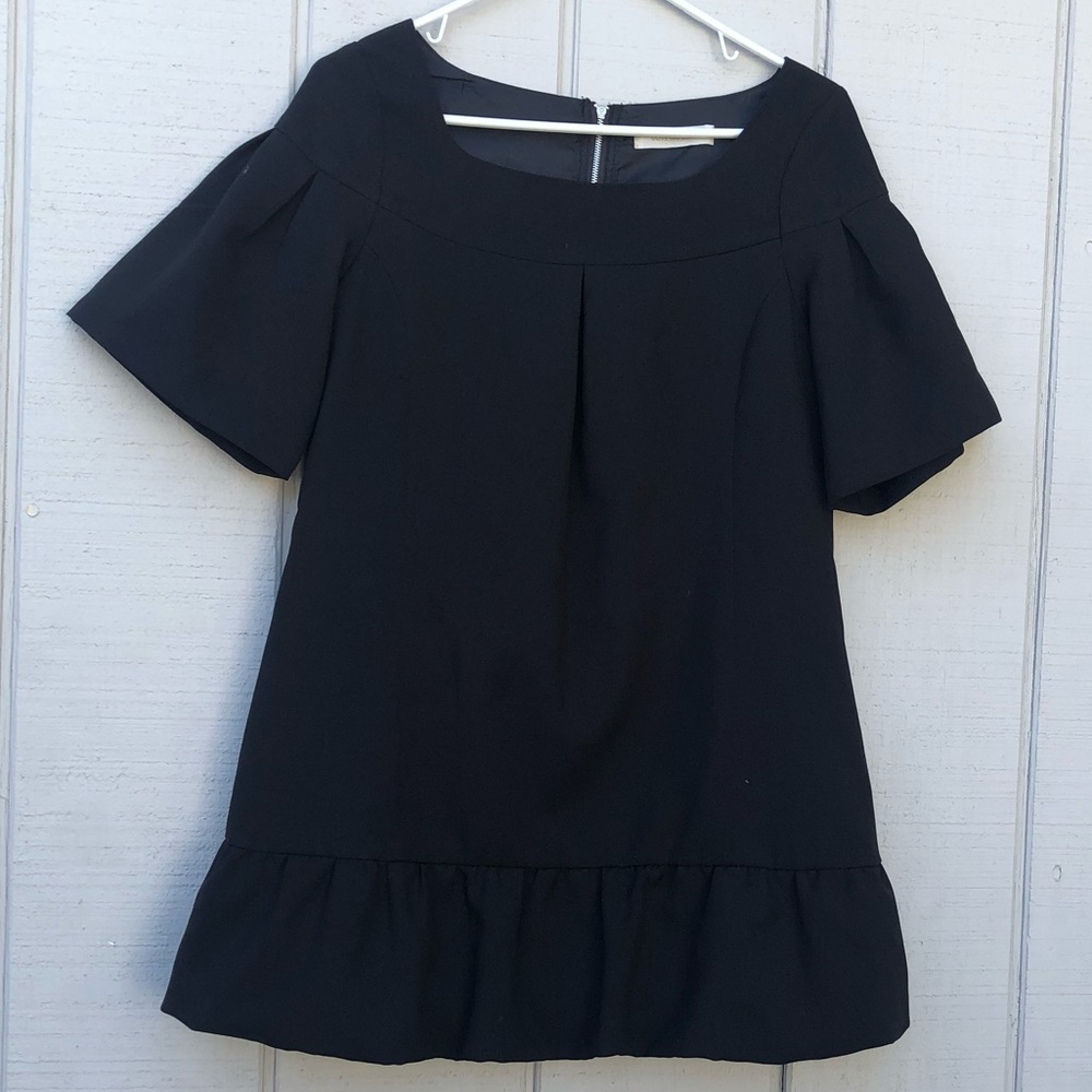 Japan Olive des Olive Black Short Sleeve Blouse